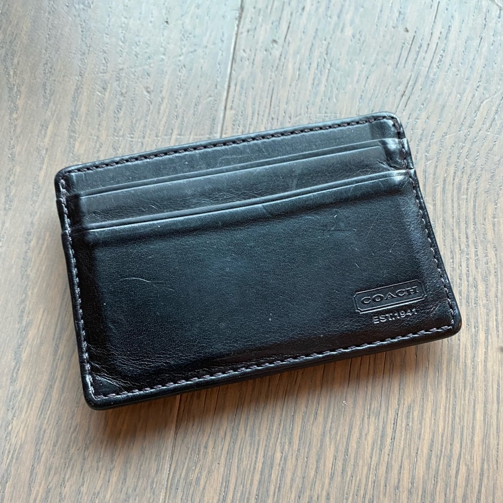 Coach Wallet Card Holder Money Clip